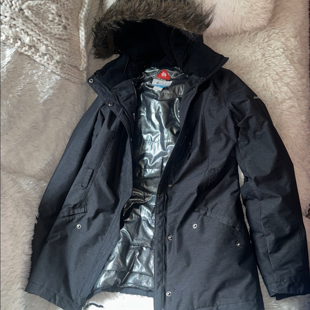 Columbia Charcoal Hooded Jacket
